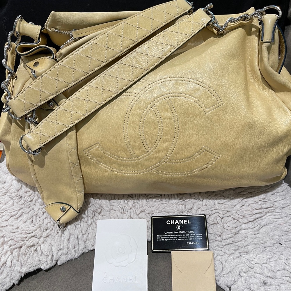 Chanel Yellow Leather Women's Bag